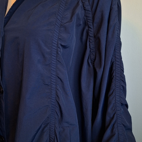 Korean made navy oversized jacket - Picture 7 of 8